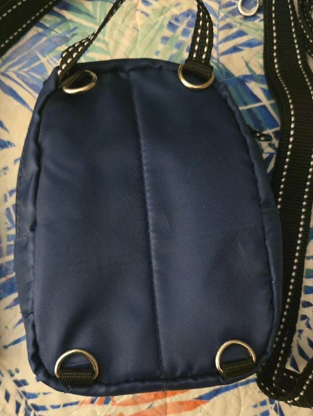 Scout Globetrotter Small Navy Backpack with Black Strap Accents